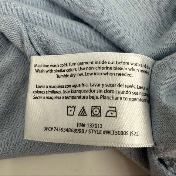 WILDFOX Tshirt "Feelin' Good" Graphic Tee XXL Womens Soft Cotton Short Slv Blue - Picture 5 of 12